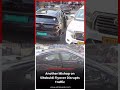 A two-car collision was reported on the Sitabuldi Flyover on Monday,