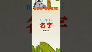 HSK 1, lesson 3-1