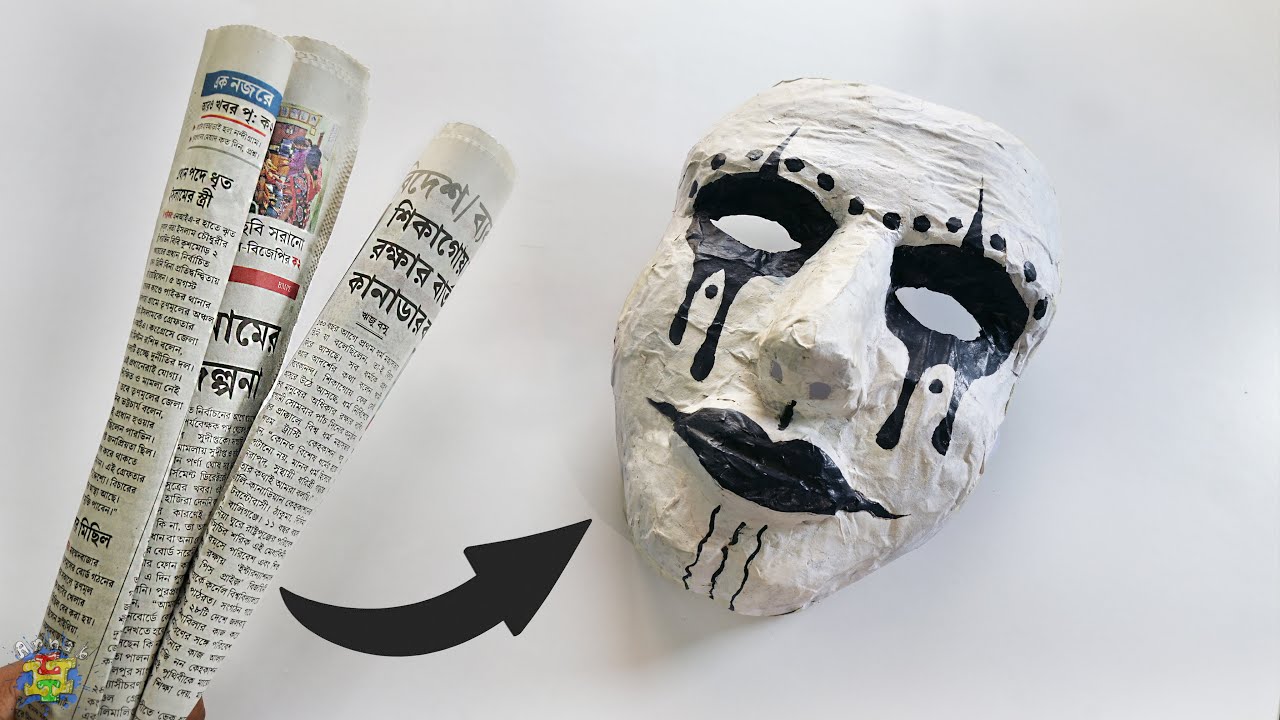 How To Make A Paper Mache Mask