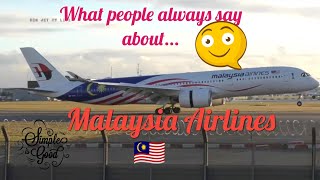 Malaysia Airlines A350-900 (Apa Orang Luar kata )😉