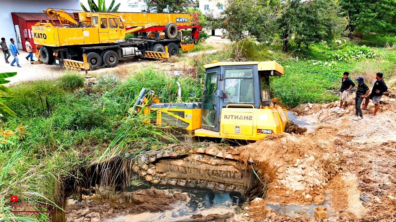 This Messy Recovery, Excavator And ​Dozer Help FAil, Easy To Heavy Crane Get Successful & Well done!