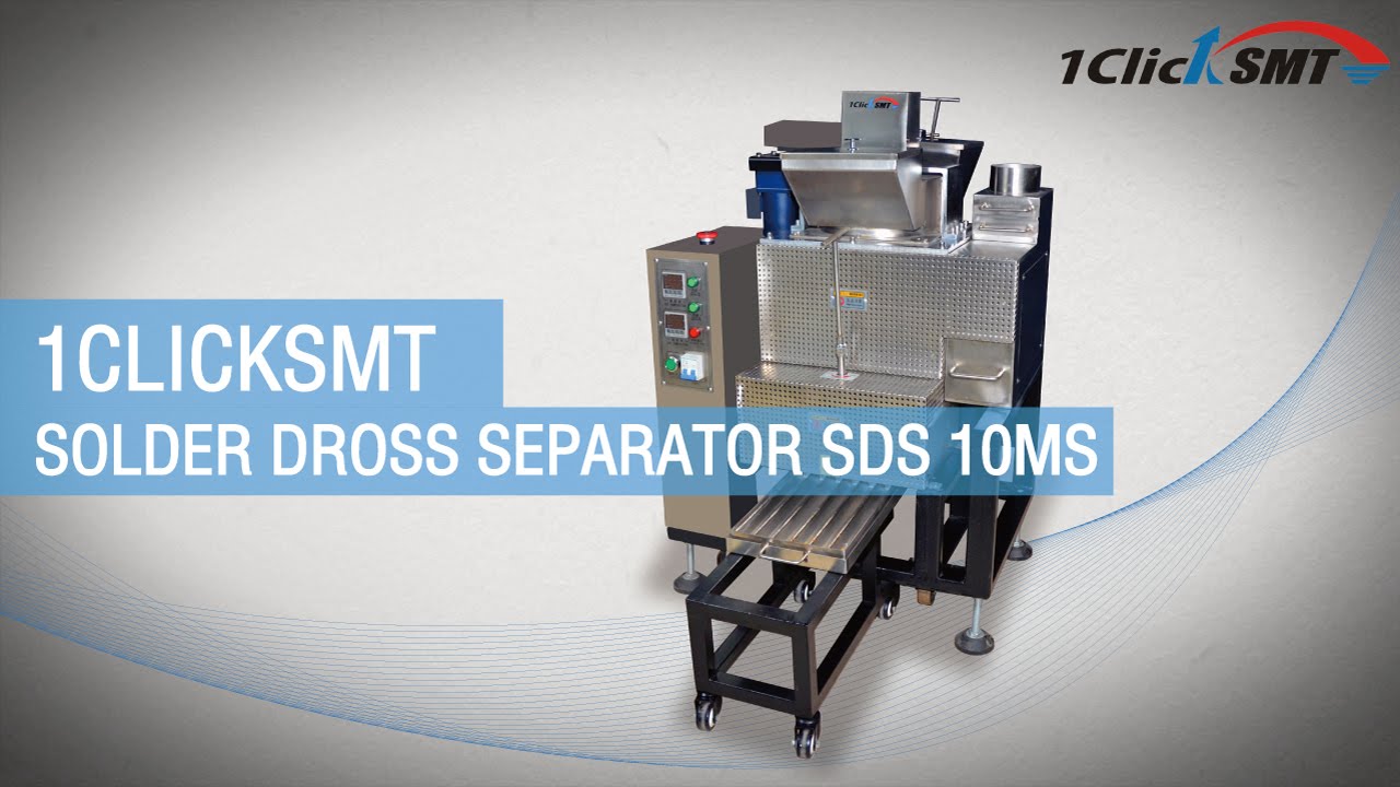 1Clicksmt Solder Dross Separator SDS 10MS YouTube