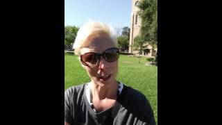 Larissa Magajne, mother of three at St. Stan's is helping Spread the Word!