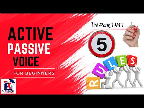 Active Voice and Passive Voice | Rules and Changes | Urdu/Hindi | Active Passive #FkEnglishCoaching