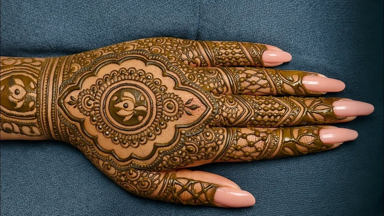 “Back Full Hand Mehendi Design 🌸 | Perfect for Wedding & Festival#bridalmehandi @nehamehendi_artist 