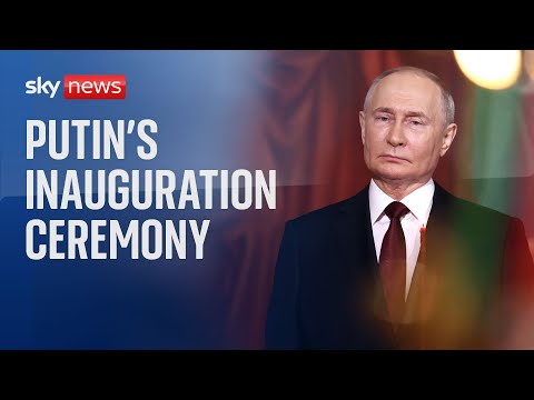 Watch live: Russian President Vladimir Putin's inauguration.