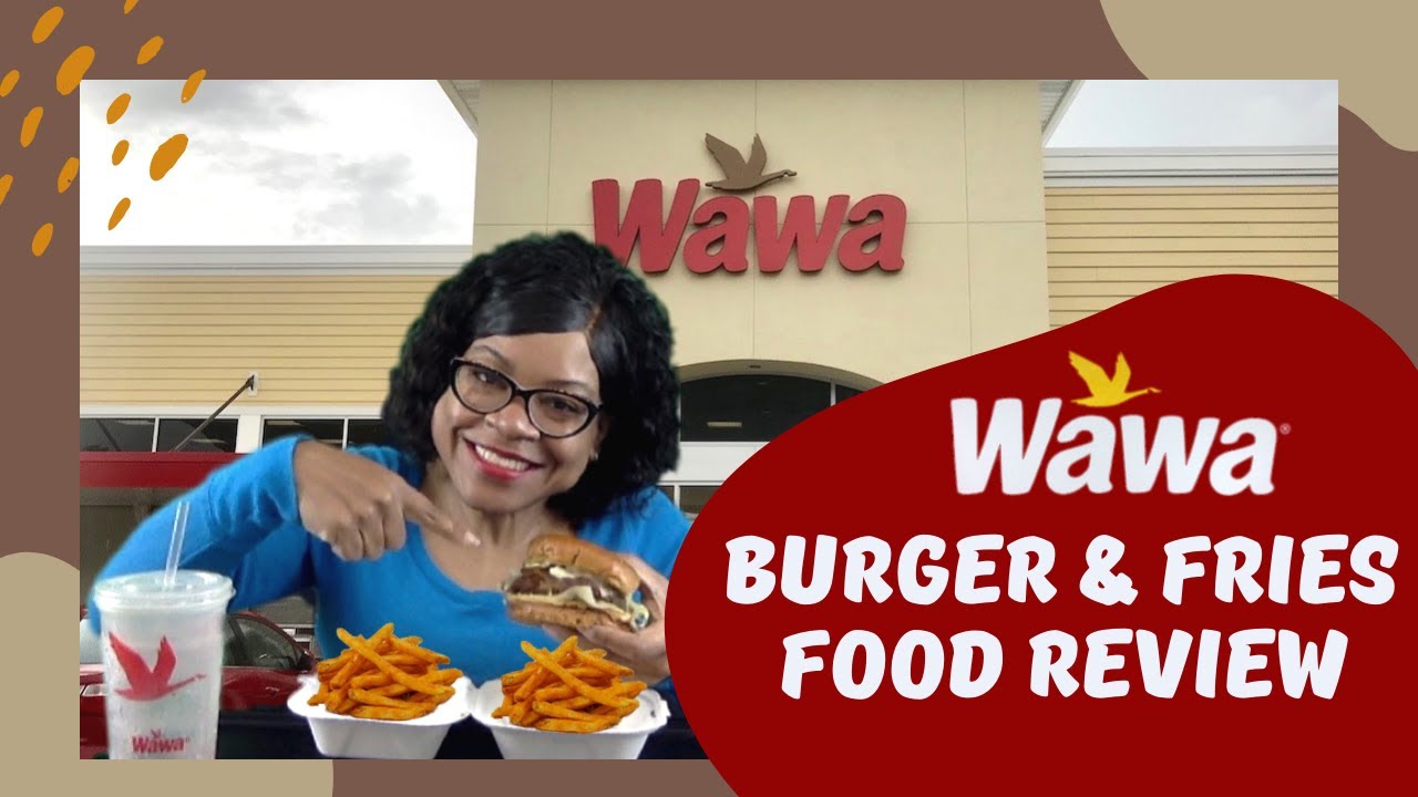 FOOD REVIEW 食品评论 WAWA'S NEW BURGER & FRIES MUKBANG 穆邦 EATING SHOW