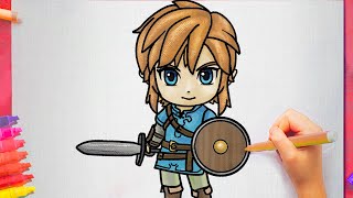 How to Draw Link - Legend of Zelda Breath of the Wild