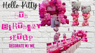Birthday idea | Hello Kitty | Balloon Decoration Ideas | #hellokitty  #eventplanner #balloons