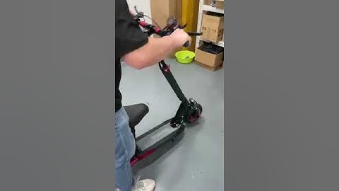 How to fold and unfold the iENYRID M4 Pro scooter? [Clearer video in description and comments]