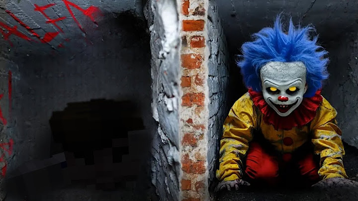 Hay un payaso niño en el tunel de mi casa