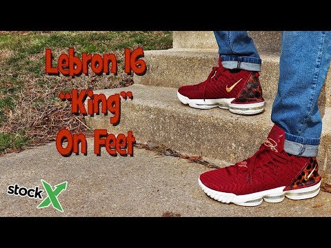 lebron 16 king on feet