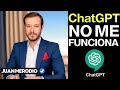 ¿QUÉ HACER CUANDO CHAT GPT NO FUNCIONA?