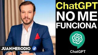 ¿QUÉ HACER CUANDO CHAT GPT NO FUNCIONA? ▶︎(ES GRATIS)