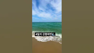4월의 강릉해변 강릉 4월 Gangwon Gangneung Beach Eastsea Korea 