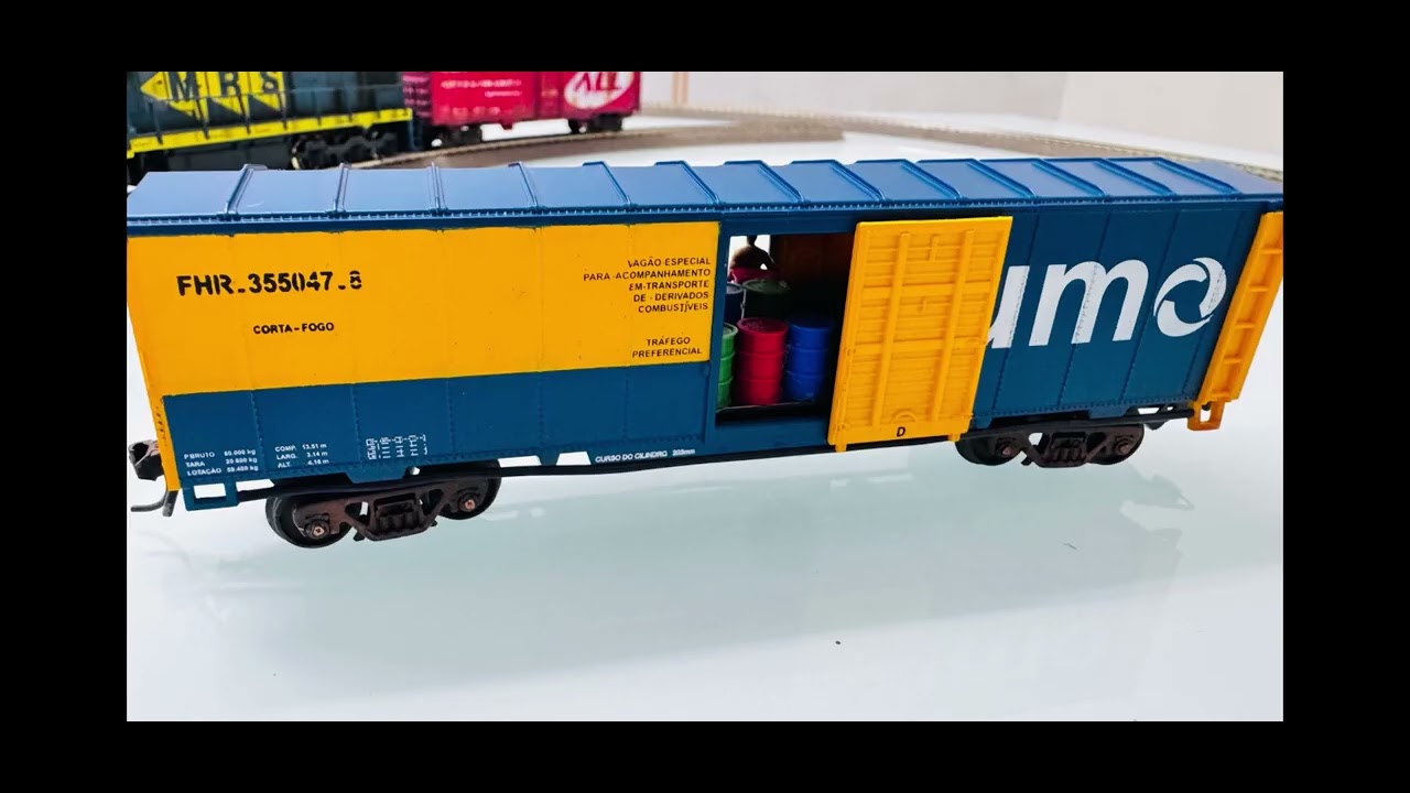 Lançamento FRATESCHI 2025 - Vagão corta-fogo RUMO 2118. Como customizei. 