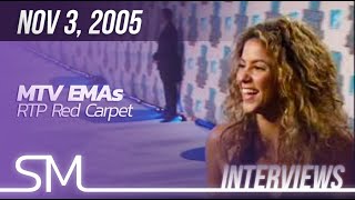 Shakira 2005 Rtp Mtv Emas Red Carpet Interview