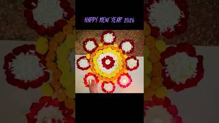 🌼Flower Rangoli Ideas😍🌼 #easyrangoli #vnedit #wedding #shorts #jaishreeram #youtubeshorts #viral