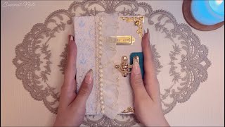 ASMR | The Little Mermaid Theme Diary Decoration 01 | Vintage Dakku | Dakku