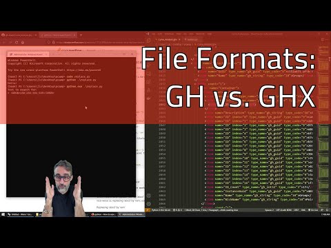 4.10 GH vs GHX File Formats - Advanced Development in Grasshopper