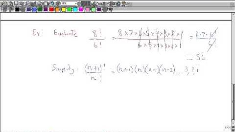4.2 permutations & factorial notation
