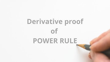 Calculus | Derivative proof of power rule | (d/dx)[x^n] = nx^(n-1) with proof.