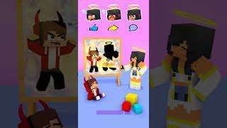 Angel Aphmau Guess what her Reaction Behind the Painting! #animation