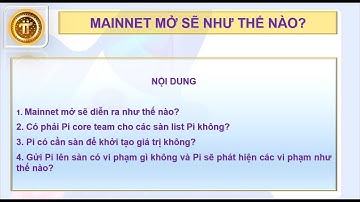 MAINNET MỞ SẼ DIỄN RA NHƯ THẾ NÀO?