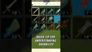 Understand Weapon Durability in Zelda TOTK