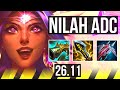 NILAH &amp; Bard vs LUCIAN &amp; Nautilus (ADC) | EUW Challenger | 26.11
