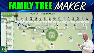 How To Create A Drag & Drop Family Tree Maker In Excel | FREE DOWNLOAD screenshot 3