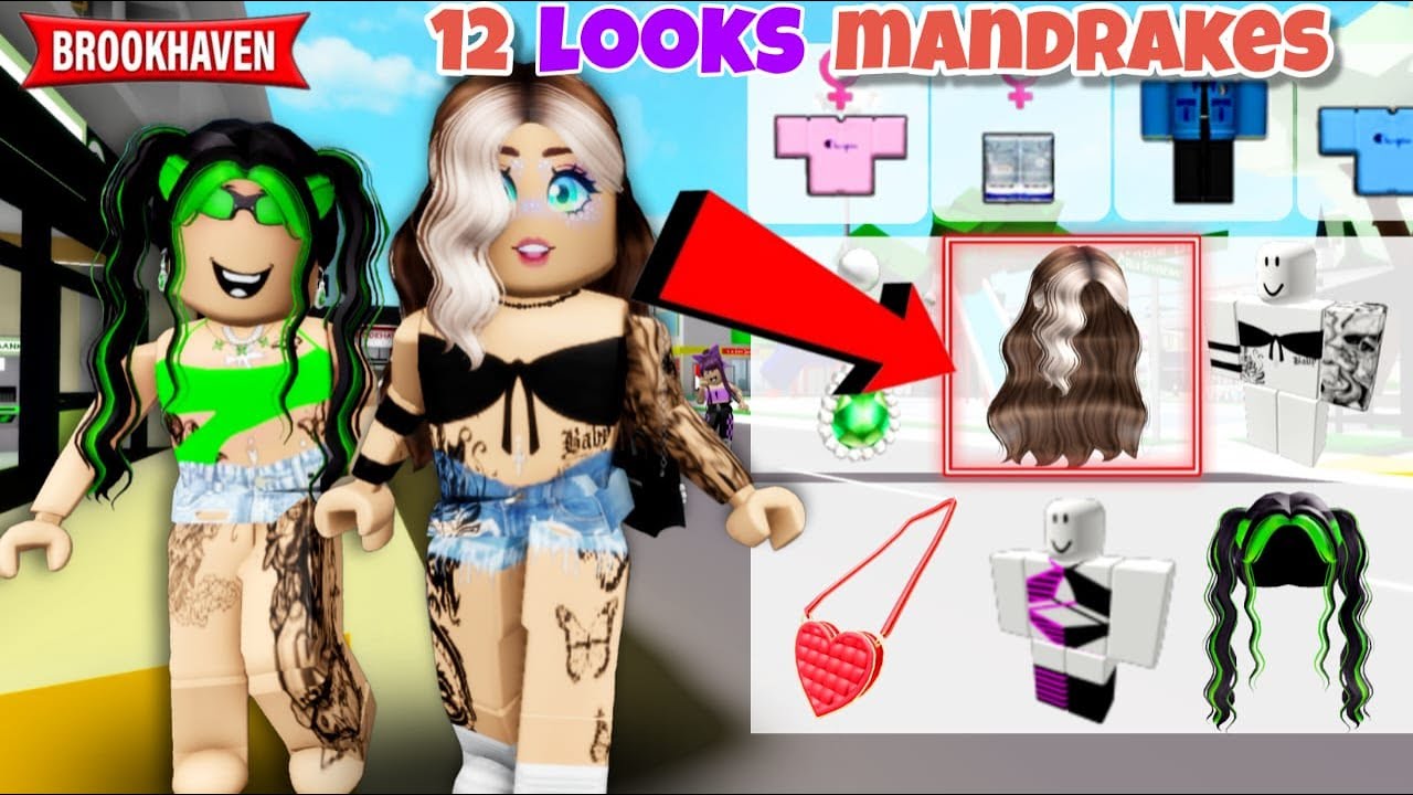 IDS CODES DE MANDRAKE NO BROOKHAVEN - Roblox  #Roblox#brookhaven#brookhavenrp 