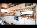 DIY Ford Transit Camper Van Tiny House - Living & Working From The Road