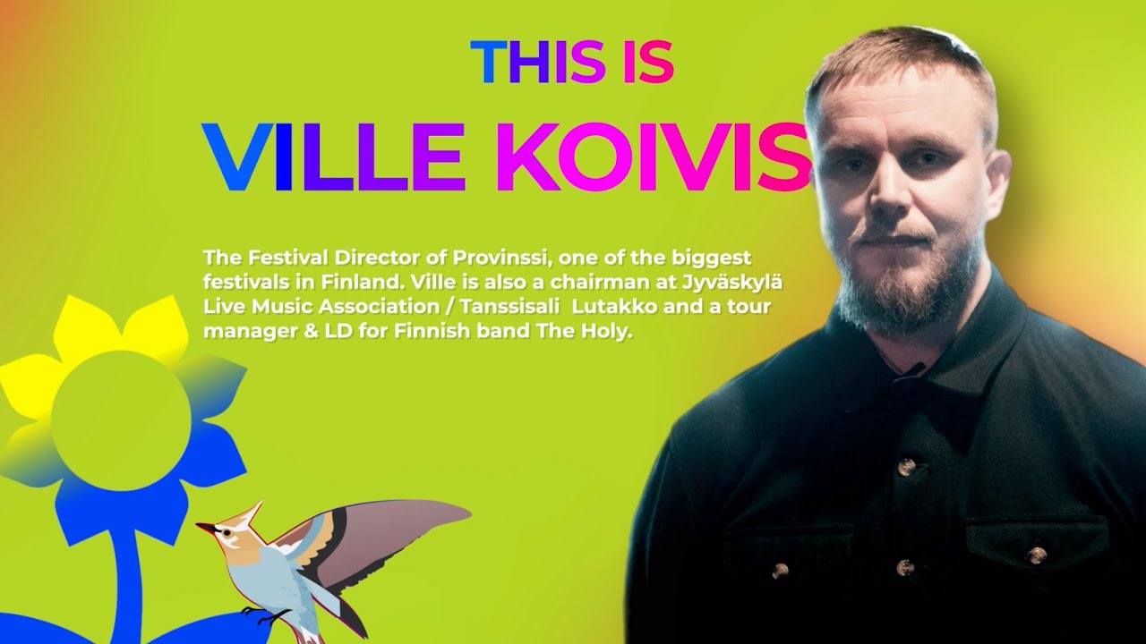 Ville Koivisto (Provinssi festival) at Music Ambassadors Tour 2024: How it was