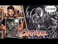 Drawing carnage tutorial art by christopher lovell