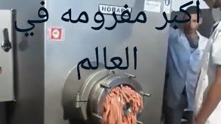 اكبر مفرمه لحم  في مصر  الماني ٧٥حصان /مقاس ٣٠٠