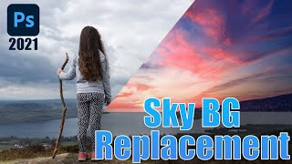 Sky Background Replacement in Photoshop cc 2021 screenshot 5