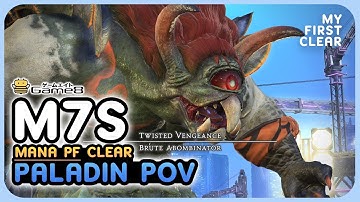 FFXIV Arcadion M7S AAC Cruiserweight Tier M7 (Savage) First Clear | Paladin ST POV | Patch 7.21