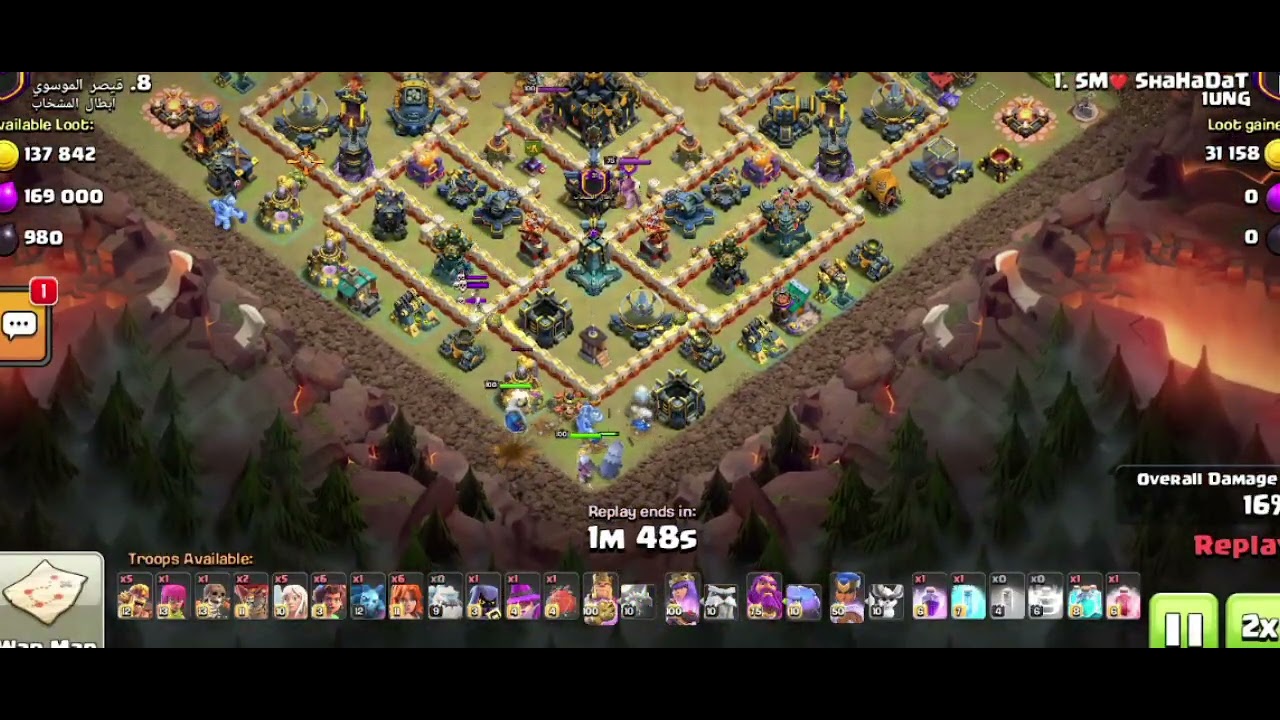 Root rider with RC charge made a magical attack in war... 💥