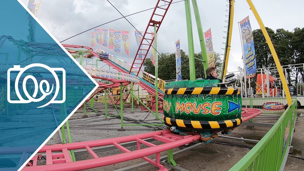 Crazy Mouse (Spinning Coaster, Janßen) @ Dürener Sommer-Special 2020 - Full HD Onride (POV) Video
