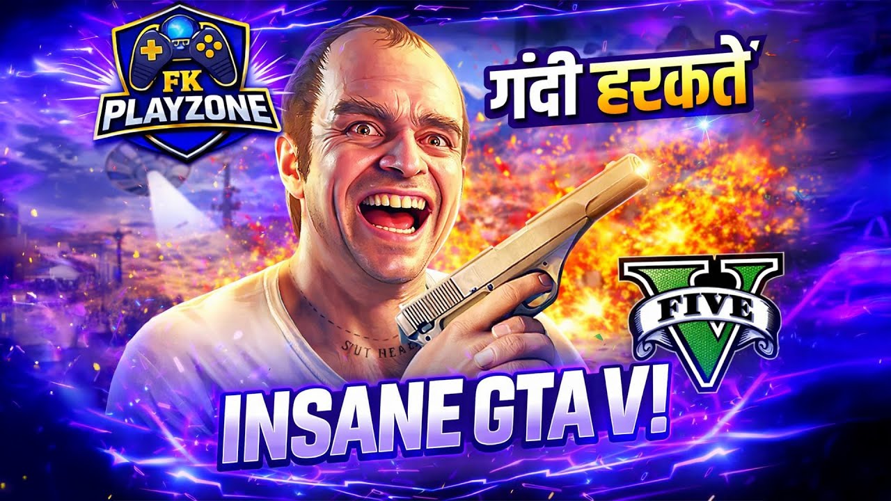 GTA 5 Live Hindi 🔥 Open World Chaos & Crazy Missions | FK Playzone