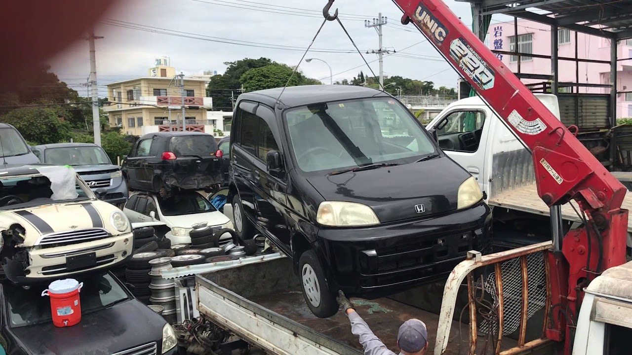 沖縄 格安中古車 どんな車でも買取ます Okinawa Buy Junk Car 自動車解体 不動車引取 抹消手続き無料 Honda Life ホンダ ライフ Youtube