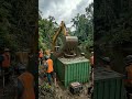 UNDERWATER BUNKER… From a Shipping Container 🤯 #timelapse