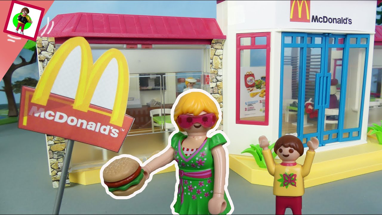 Playmobil Film "McDonalds" Familie Jansen - YouTube