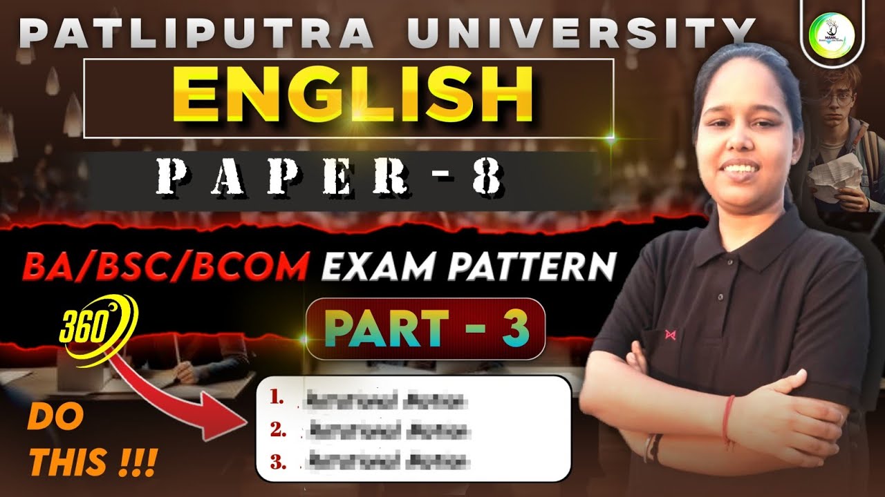 Ppu part 3 English honours important questions | ppu part 3 English honours paper 8 previous year |