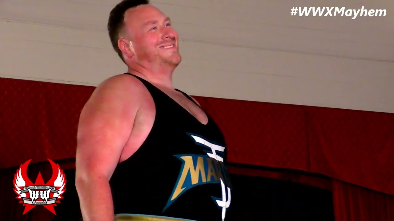 Greek God Papadon vs TJ Marconi WWX - World Wrestling Extreme  for BWF Championship