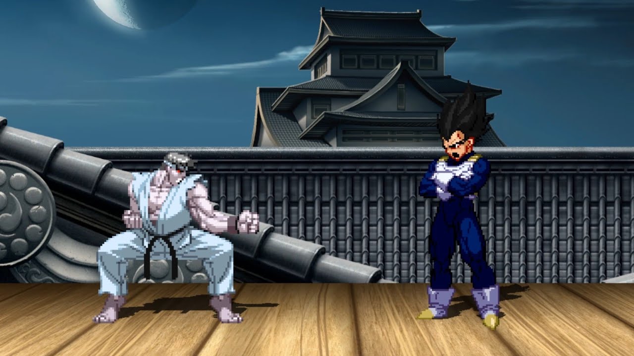 DRAGON RYU vs VEGETA - The most epic fight!