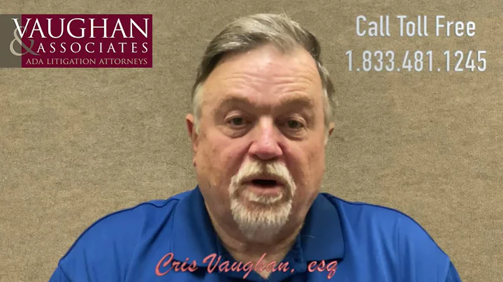 3 Issues in an ADA Lawsuit - Vaughan & Associates ...