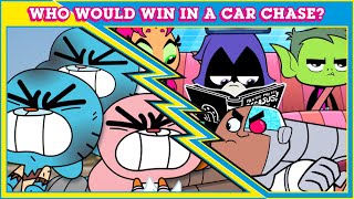 Who Would Win in a Car Chase? | Gumball vs Teen Titans Go! |Cartoon Network UK