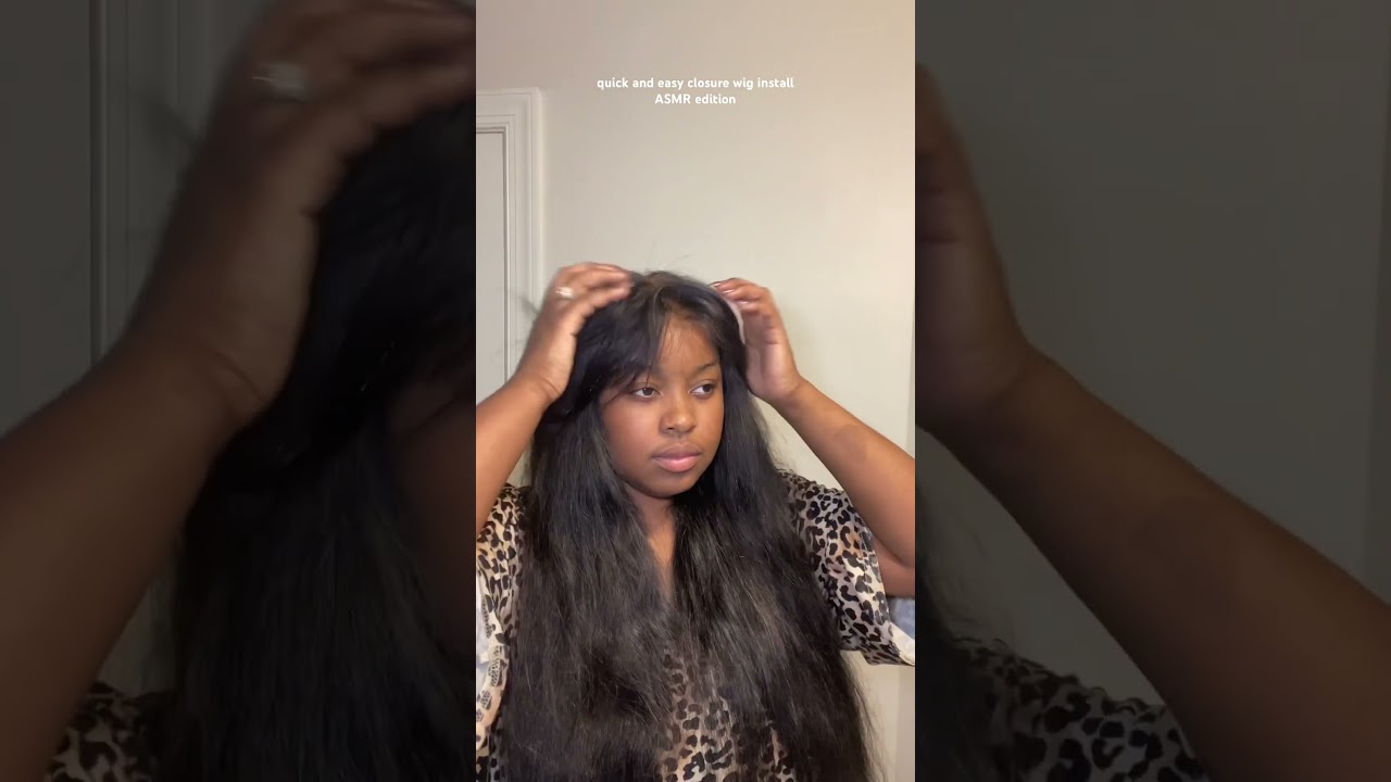 THIS 5x5 closure wig install TRANSFORMATION *ASMR* 🤯 